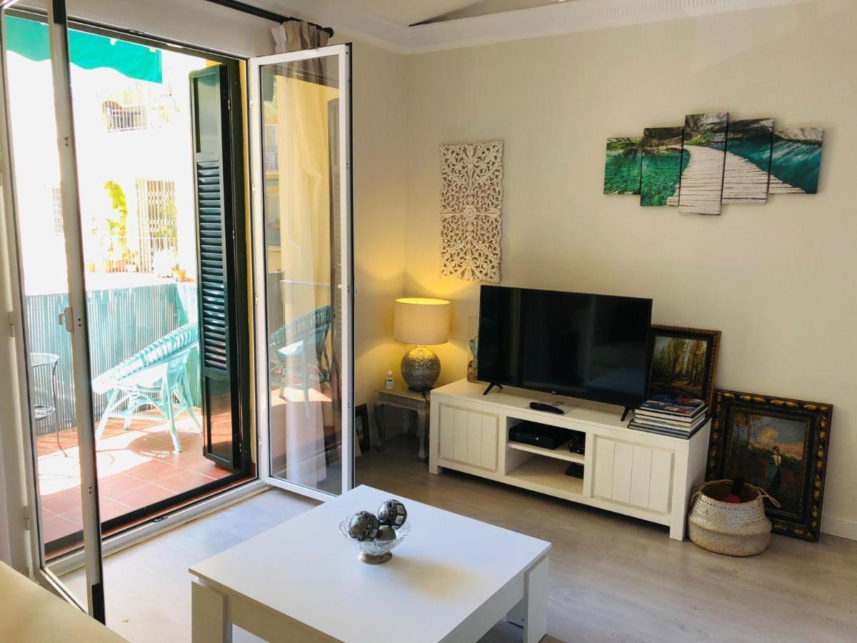 Apartamento A 50 Metros De La Playa Malagueta Con Vistas Al Mar 马拉加 外观 照片