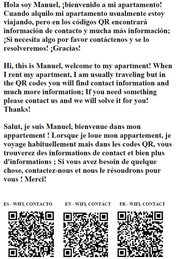 Apartamento A 50 Metros De La Playa Malagueta Con Vistas Al Mar 马拉加 外观 照片